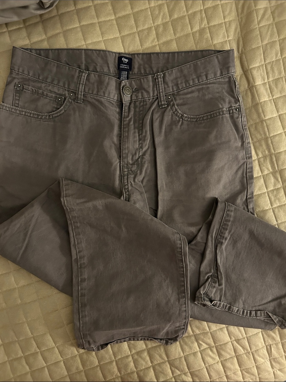GAP Men's Chinos in Taupe Brown